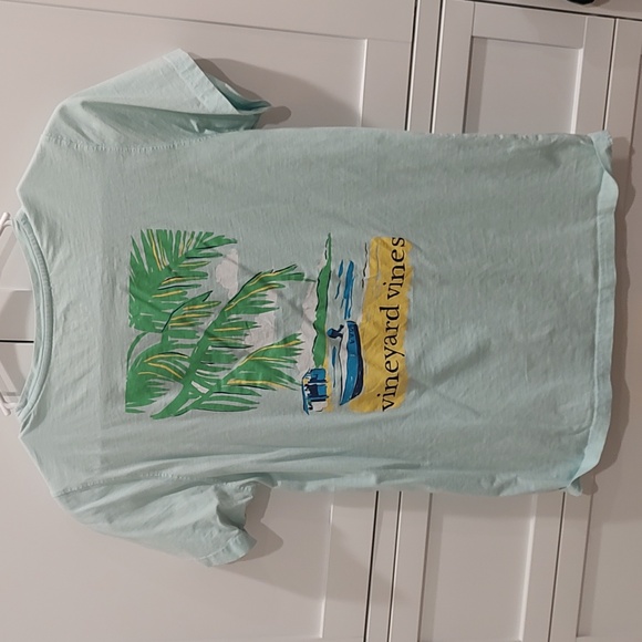 Light teal, Vineyard Vines, size x-small long sleeve - Picture 2 of 3